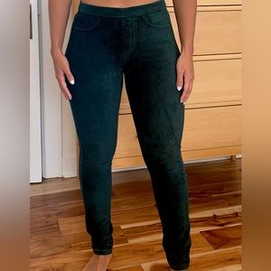 Uniqlo hunter green corduroy leggings size small